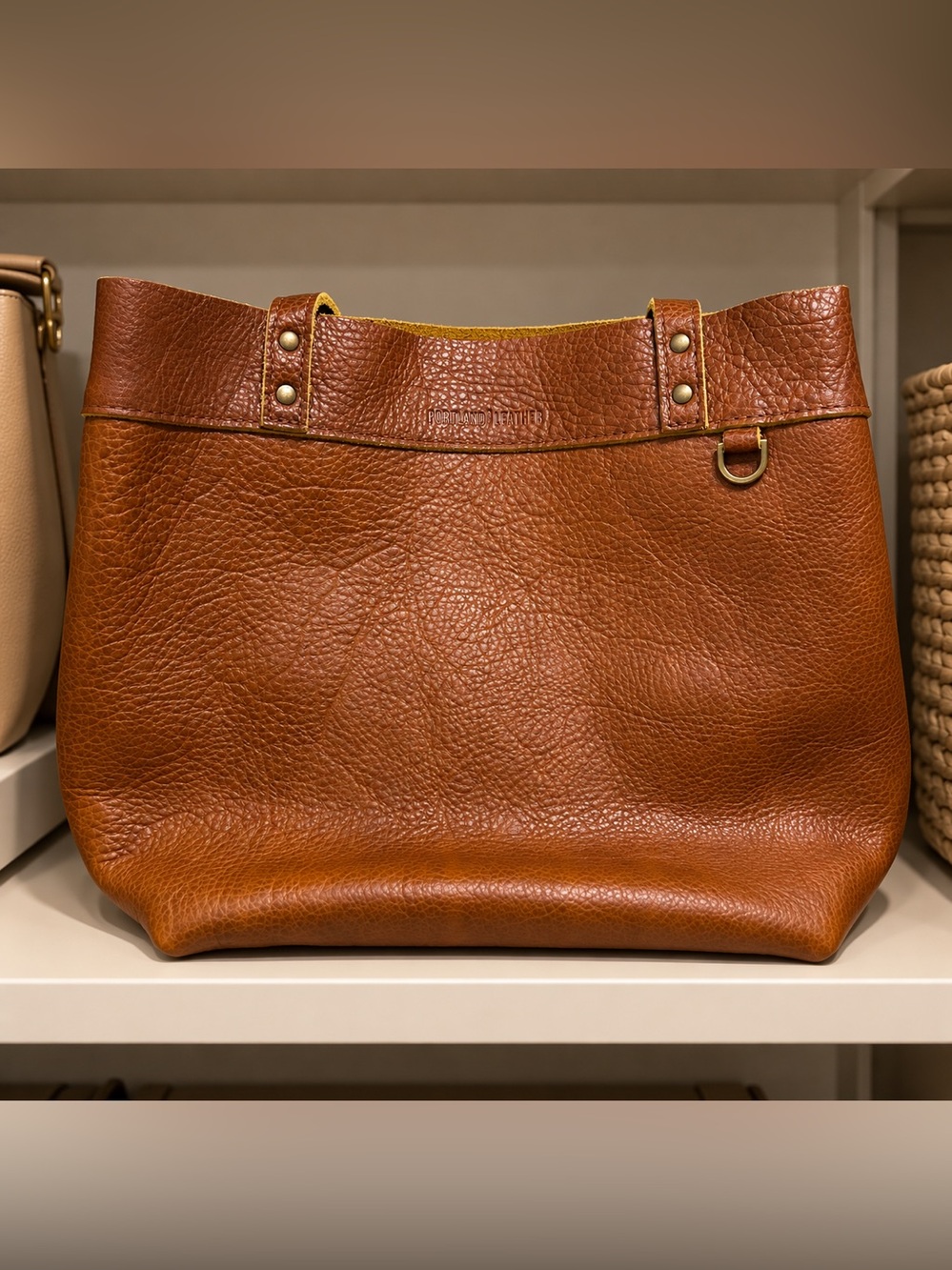 Portland Leather Goods Classic Tote Sienna Tote